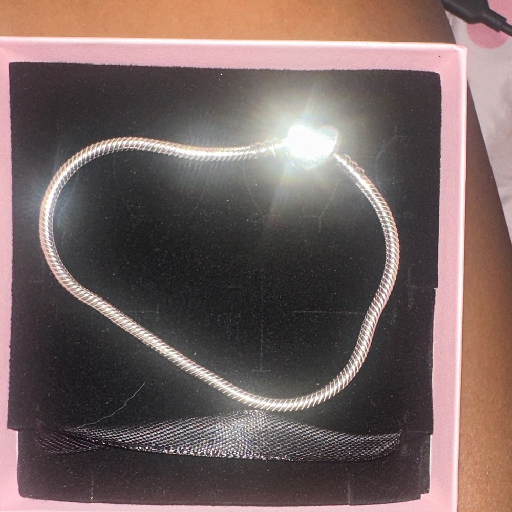 Pandora Silver Heart Bracelet